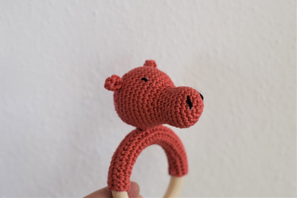 Anleitung: Nilpferd Rassel