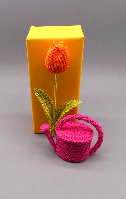 Hänge-Deko Frühlingsgruss für Tür und Wand - einfach aus Wollresten - Bild 10