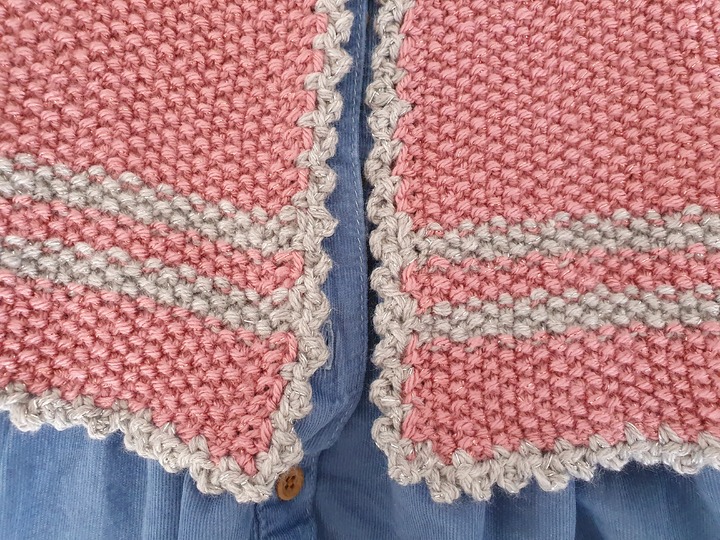 Strickanleitung Kinderweste Emilia Größe 110/116!