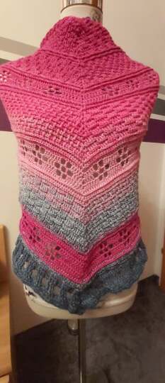 Anleitung Leilani "Blume des Himmels" flaches Dreieckstuch