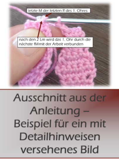 table runner with easter bunny motiv–crochet pattern–many variants possible