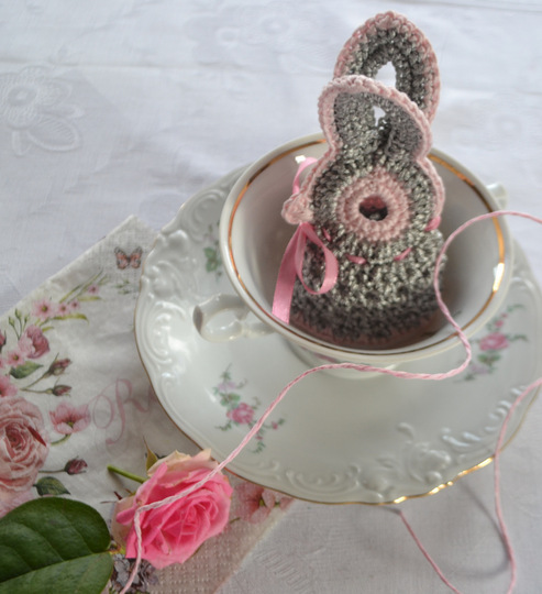 Süße Häschen für die Osterdeko * Osterhase * Häkelanleitung