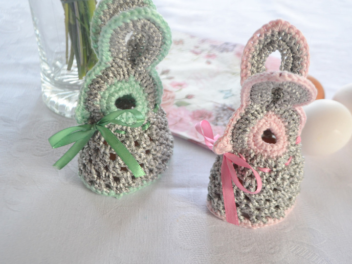 Süße Häschen für die Osterdeko * Osterhase * Häkelanleitung