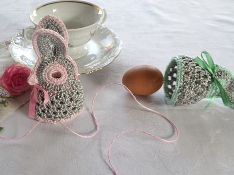 Süße Häschen für die Osterdeko * Osterhase * Häkelanleitung