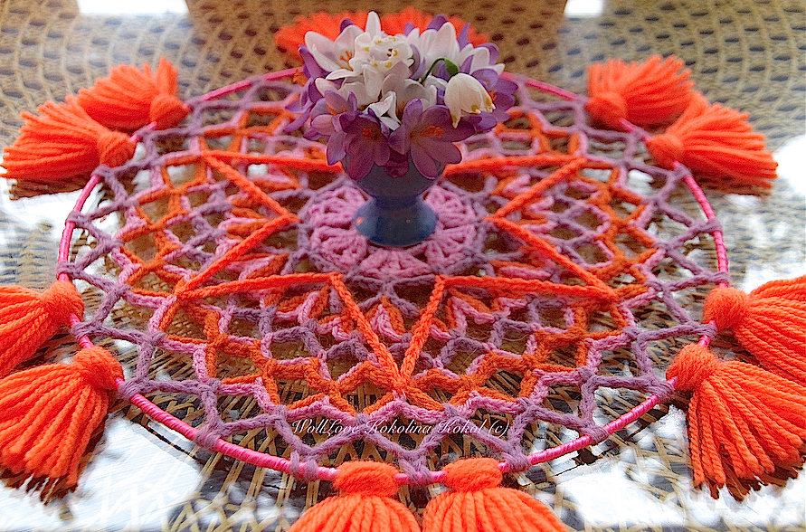 Häkelanleitung Tisch + Wand Sternen Mandala - Bild 2