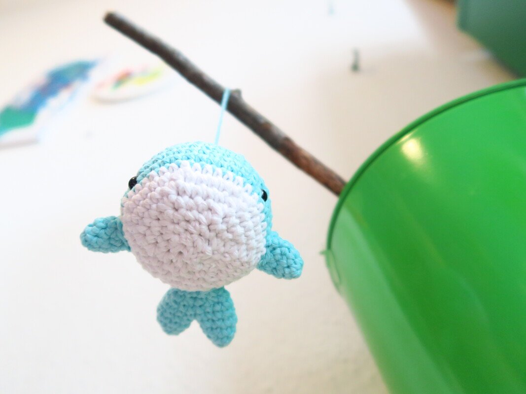 Häkelanleitung - Mobile Wal