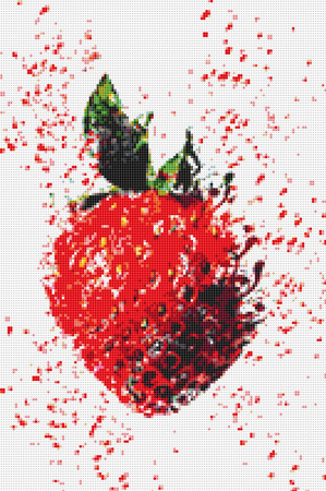 Strawberry. Cross Stitch Pattern PDF