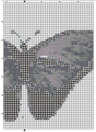 Butterflies 5 Cross Stitch Pattern PDF