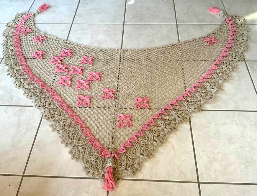 romantisches Sommertuch  "NICKYBlümchen"