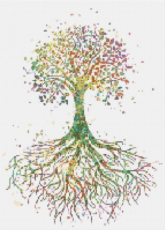 Tree of Life Cross Stitch Pattern PDF