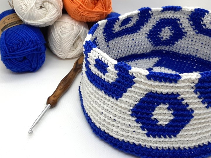 CAL Mystery Tasche Fair Isle häkeln