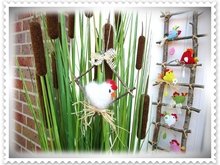 Häkelanleitung Osterhühner aus Wollresten