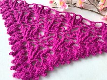 Dreieckstuchmuster "Frühlingstuch KROKUSSE"