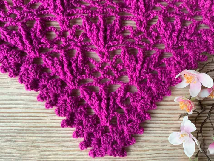 Dreieckstuchmuster "Frühlingstuch KROKUSSE"