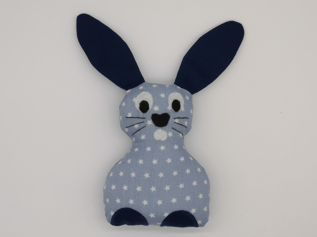 Anleitung Hase mit Knisterohren, Osterdeko oder als Greifling