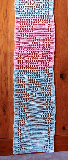 Set Osterfreuden Tischband + Tischsets Häkelanleitungen