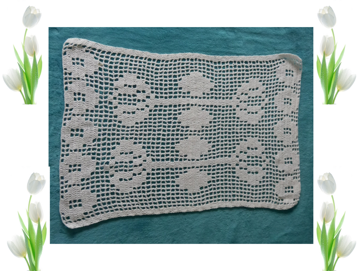 Häkelanleitung Filetdeckchen Churippu