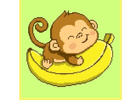 Häkelmuster * MONKEY * Grafik für FM Decke