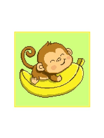 Häkelmuster * MONKEY * Grafik für FM Decke