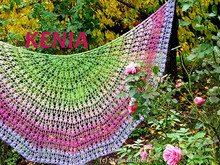 "Kenia" Sommertuch, 3in1 - Halbkreis, Loop und Sichelform Häkelanleitung