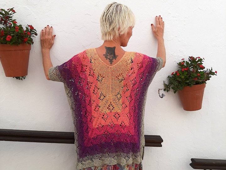 Häkelanleitung Pullover, Shirt, für alle Größen