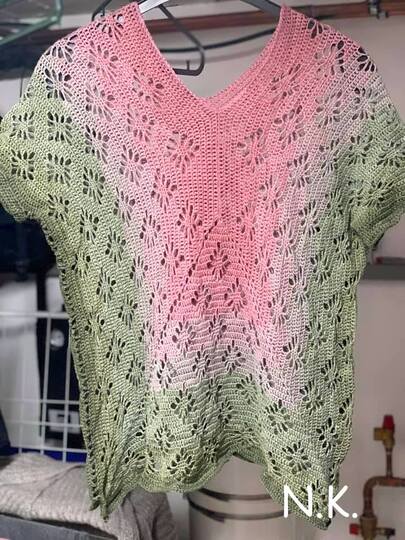 Häkelanleitung Pullover, Shirt, für alle Größen