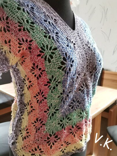 Häkelanleitung Pullover, Shirt, für alle Größen