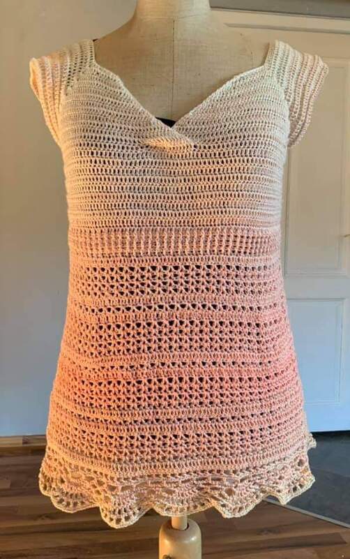 Charming- Shirt/Tunika/Kleid häkeln für alle Damengrößen im RVO - Bild 6