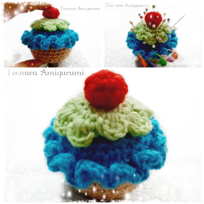 Crochet pattern cupcake PDF Ternura Amigurumi English- Deutsch- Dutch - Image 3