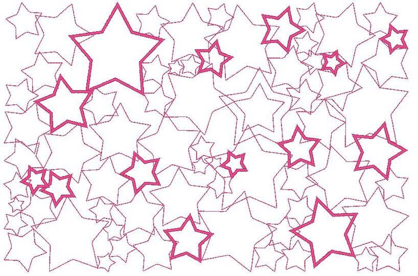 Stern voll flächige Stickdatei zum Stoff besticken Sterne