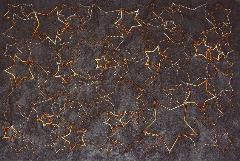 Stern voll flächige Stickdatei zum Stoff besticken Sterne
