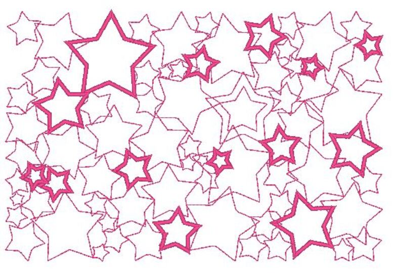 Stern voll flächige Stickdatei zum Stoff besticken Sterne