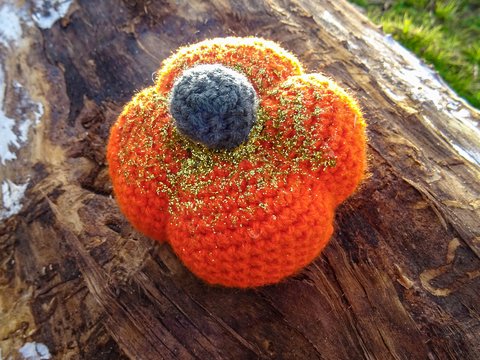 Kürbis häkeln Anleitung + Video