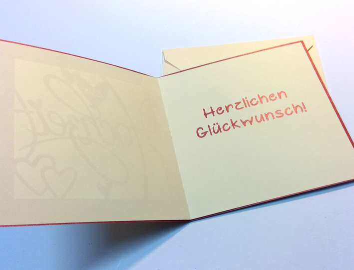 Karte Hochzeit Plotterdatei SVG DXF FCM