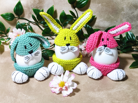 Anleitung Eierbecher-Hasen