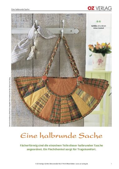Nähanleitung: EINE HALBRUNDE SACHE