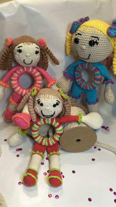 Anleitung Rasselring drei in einem LARA-LOU - Bild 5