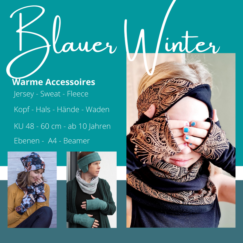 Anleitung Blauer Winter inkl. Plottdatei Winterlabels