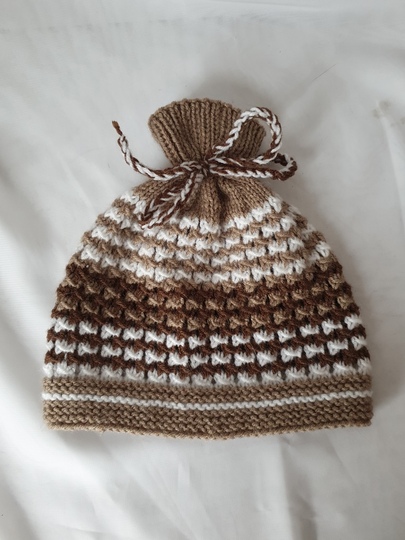 Strickanleitung Babymütze, Baby-Mütze, ca. 5 - 12 Monate