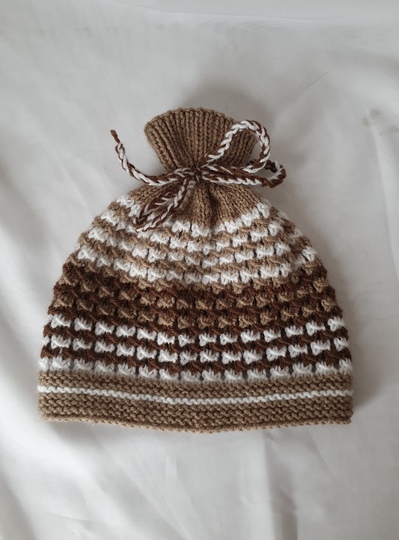 Strickanleitung Babymütze, Baby-Mütze, ca. 5 - 12 Monate