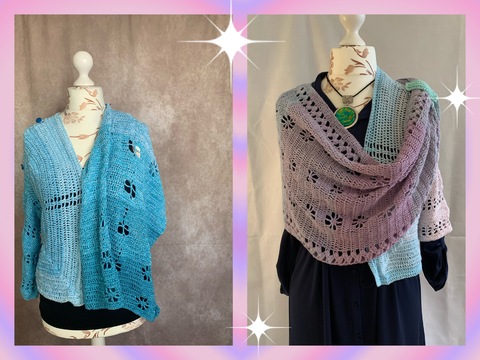 Anleitung Schal-Jacke "Garten Taro"