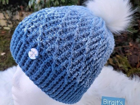 Häkelanleitung "Helix" für eine Mütze oder Beanie, unisex