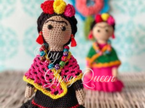Häkelanleitung Señorita Pepita Puppe Mexiko