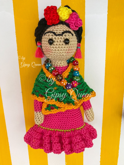 Häkelanleitung Señorita Pepita Puppe Mexiko