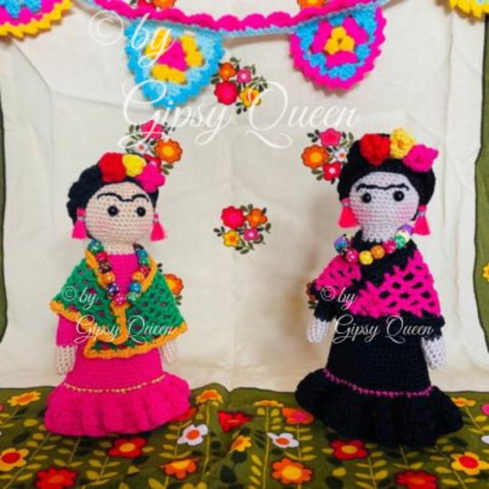 Häkelanleitung Señorita Pepita Puppe Mexiko