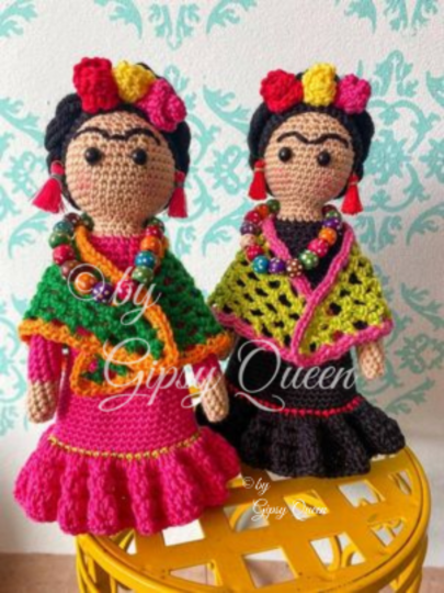 Häkelanleitung Señorita Pepita Puppe Mexiko