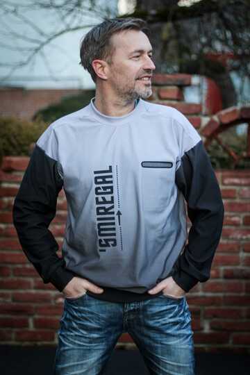 Schnittmuster Sweater mit überschnittenen Schultern Herren Gr. 44 - 64