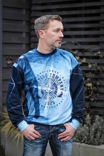 Schnittmuster Sweater mit überschnittenen Schultern Herren Gr. 44 - 64