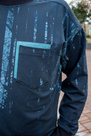 Schnittmuster Sweater mit überschnittenen Schultern Herren Gr. 44 - 64