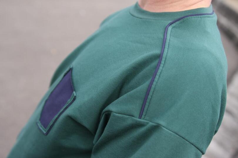 Schnittmuster Sweater mit überschnittenen Schultern Herren Gr. 44 - 64